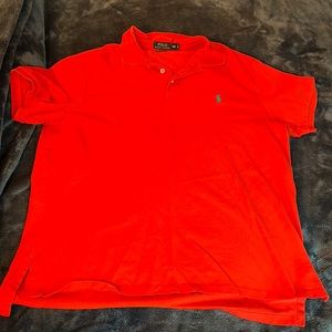 Used polo shirt red sz xxl